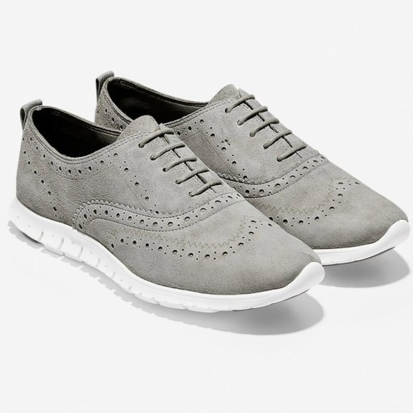Cole Haan ZERØGRAND Wingtip Oxford in Grey